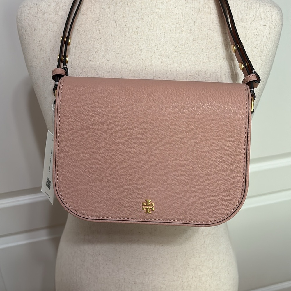 💗Tory Burch Emerson Crossbody Bag Mini Purse Shoulder Bag